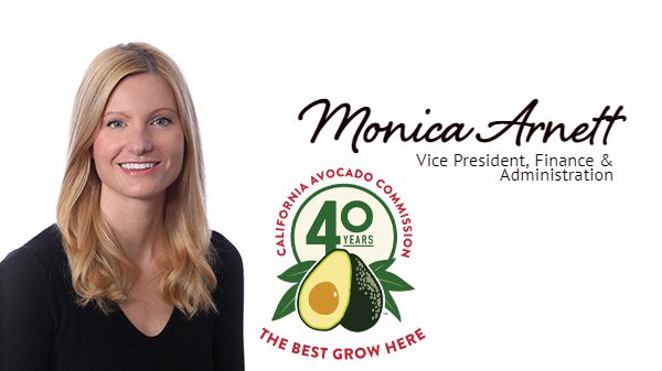 California Avocado Commission promotes Monica Arnett