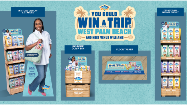 Blue Diamond Growers partners with tennis champion for promotion