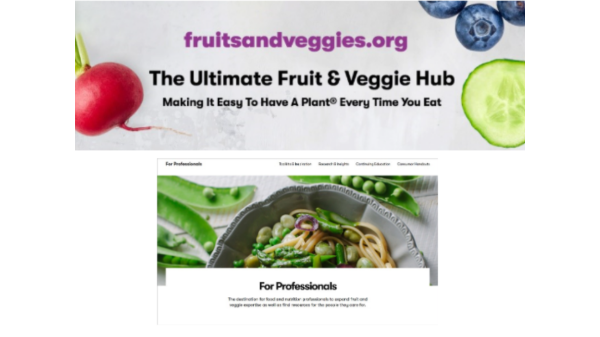 FFP revamps Fruitsandveggies.org to help health professionals drive consumption  