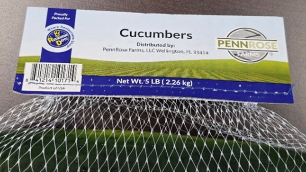 PennRose Farms recalls cucumbers because of possible health risk