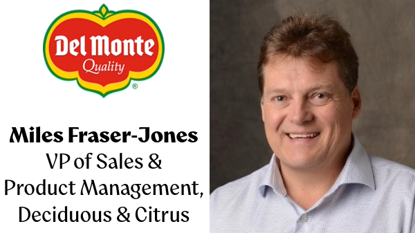 Fresh Del Monte hires sales leader to expand deciduous and citrus categories