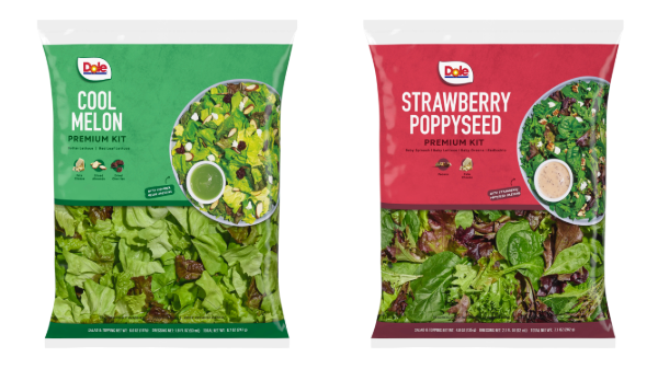 Dole Fresh Vegetables refreshes salad packaging