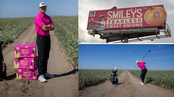 Onions 52 partners with PGA golfer to promote Smileys brand onions