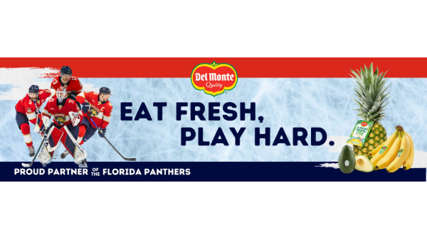 Fresh Del Monte partners with Florida Panthers for this hockey season