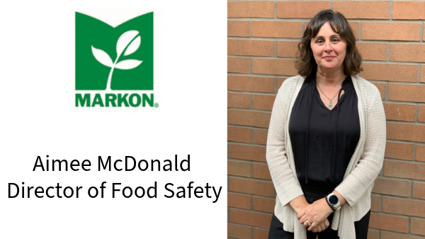 Markon appoints Director of Food Safety