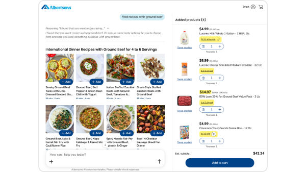 Albertsons launches AI shopping assistant