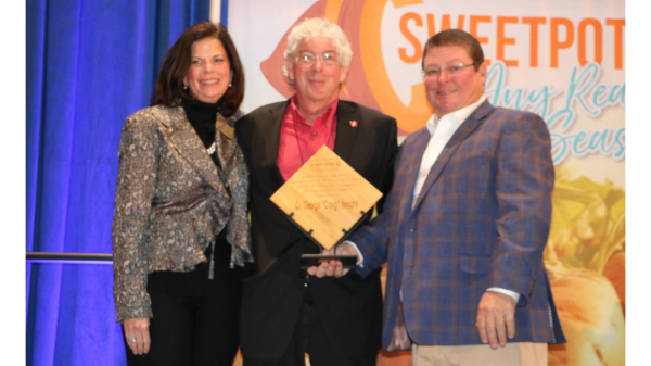 NC Sweetpotato Commission elects officers, presents distinguished service award
