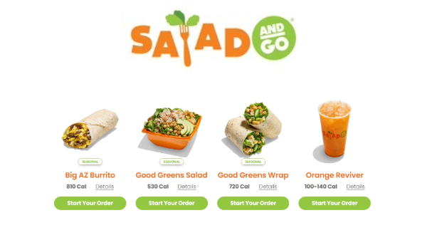 Salad and Go releases limited-time menu to start 2026