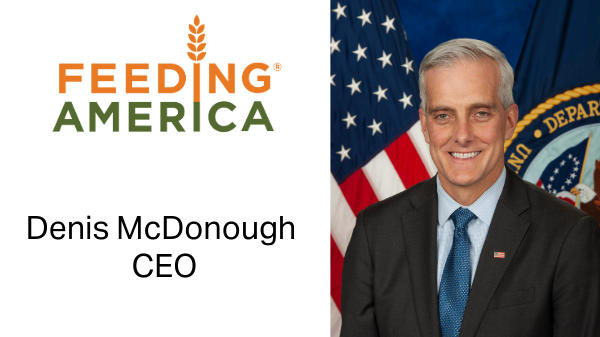 Feeding America names former VA Secretary as CEO