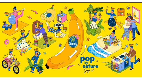 Chiquita continues ‘Pop by Nature’ creative celebration