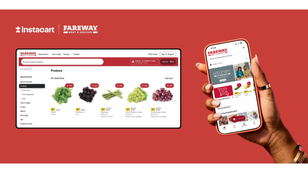 Fareway partners with Instacart for online grocery