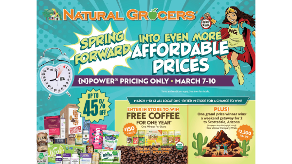 Natural Grocers softens ‘Spring Forward’ with savings