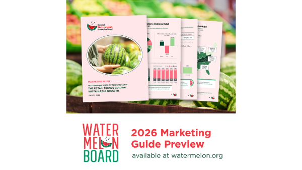 NWPB research shows 3.5 billion pounds of watermelon sold at retail in 2025