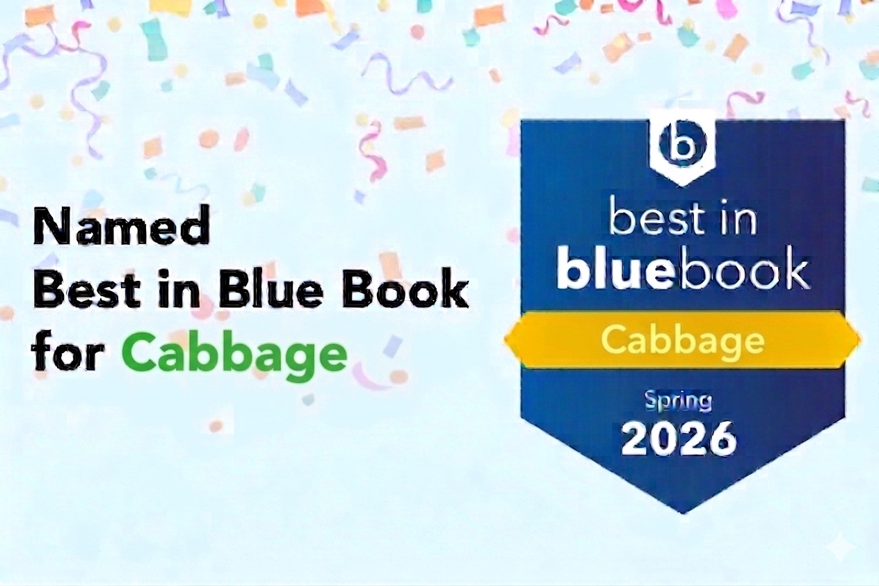 Best in Blue Book Awards Spring 2026: Cabbage