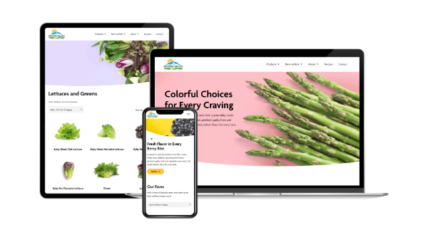 Crystal Valley Foods honored for website