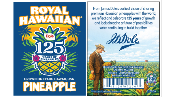 Dole celebrates 125th pineapple anniversary