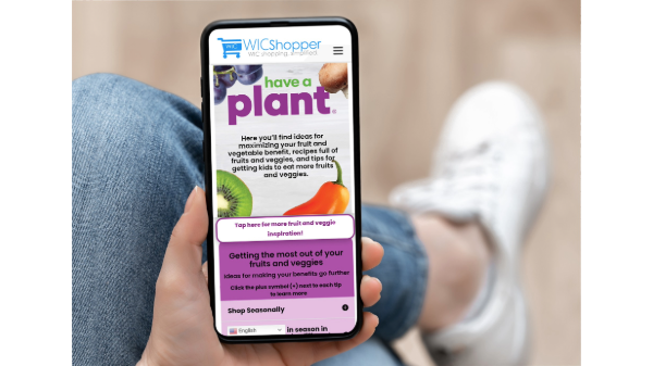 Foundation for Fresh Produce launches ‘Fruit & Veggie Hub’ in the WICShopper app