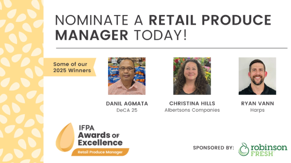 IFPA calls for Retail Produce Manager Award nominations
