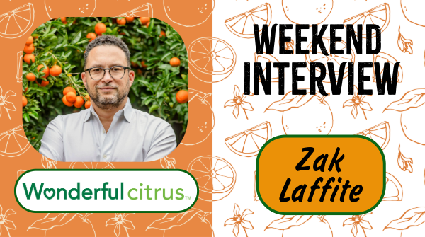 Weekend Interview preview: Zak Laffite, Wonderful Citrus