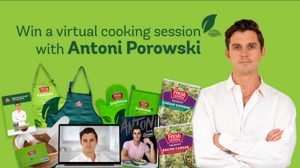 Fresh Express runs celebrity chef promotion ‘Cooking with Antoni’