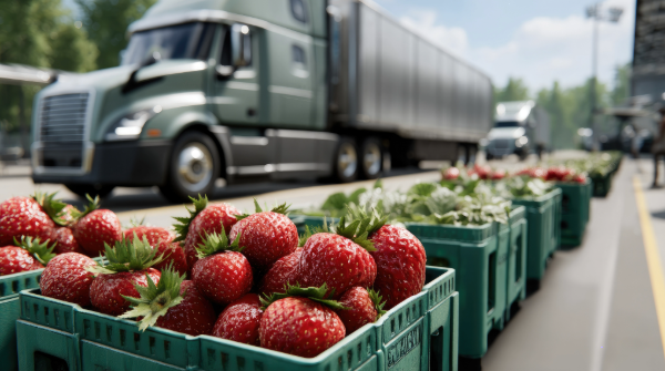 Dock to Dock: Trucks tested by berry loads in summer heat