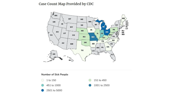 FDA expands Cyclospora outbreak by three states