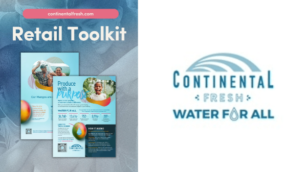 Continental Fresh offers retail toolkit to promote ‘Water For All’ mangos