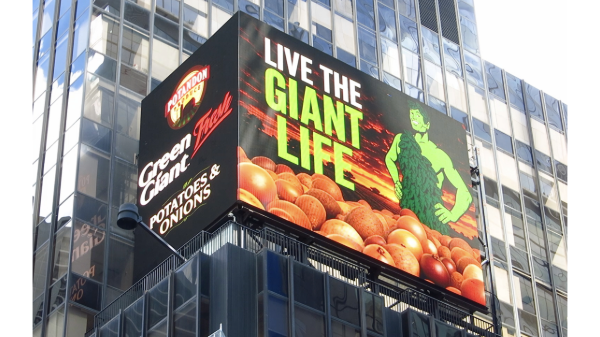 Potandon brings Green Giant to life in Times Square