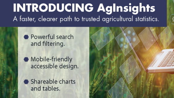 USDA NASS launches AgInsights data tool