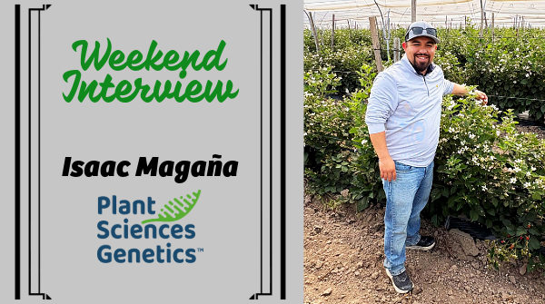 Weekend Interview preview: Isaac Magaña, Plant Sciences Genetics