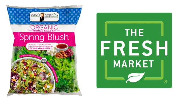 Josie’s Organic salad kits now available at The Fresh Market